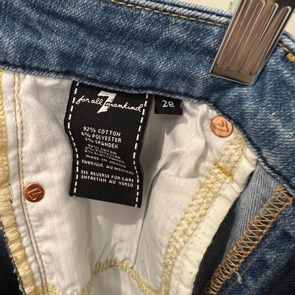 7 For All Mankind Ankle Skinny Jean in Heritage Valley 2 sz 28 - Picture 4 of 5